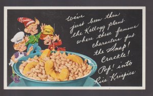 Battle Creek MICHIGAN c1930s? ADVERTISING Snap Crackle Pop RICE KRISPIES Nice!