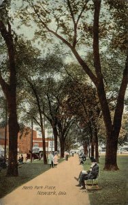 LPS65 NEWARK Ohio North Park Place Postcard