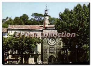 Postcard Modern SOMMIERES the clock tower