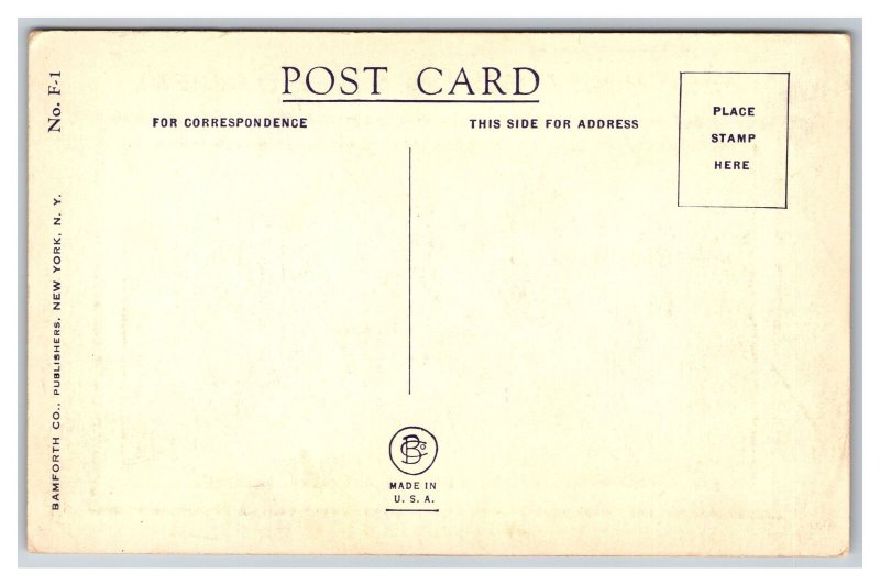 Snow-White And The Seven Dwarfs! Comic Postcard