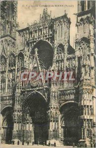 Old Postcard The Cathedral of Rouen (Portal)