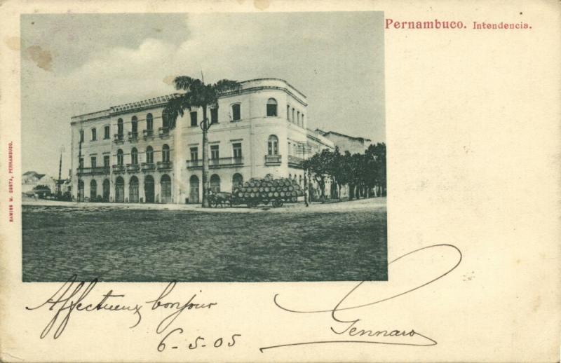 brazil PERNAMBUCO Intendencia 1905 Stamp