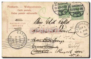 Old Postcard Bremen Rathsken