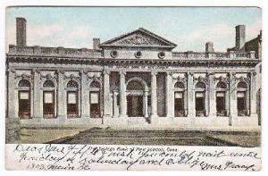 Savings Bank New London Connecticut 1916 postcard