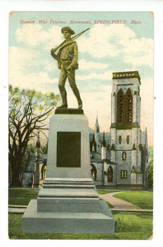MA - Springfield. Spanish War Veterans Monument 
