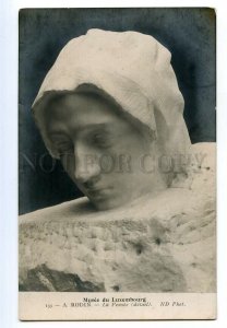 497755 Auguste RODIN Female Head Thought Camille Claudel Vintage postcard