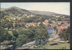 Wales Postcard - Llangollen From Riverside Park, Denbighshire   RR3159