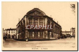 Roanne Old Postcard The Theater