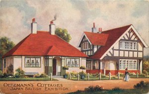 Oetzmann's Cottages, Japan British Exposition 1910 Souvenir Postcard Unposted