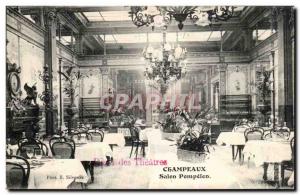 Postcard Old Champeaux Pompeian Salon Restaurant