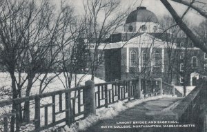 Massachusetts Northampton Smith College Lamont Bridge and Sage Hall