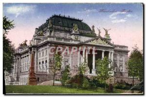 Old Postcard Wiesbaden Theater