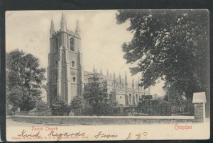 Surrey Postcard - Parish Church, Croydon     RS15300