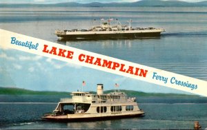 New York Lake Champlain Ferries M V Valcour and M V Adirondack 1961