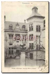 Old Postcard Thunder Bank Caisse d & # 39Epargne Old Hotel d & # 39Uzes