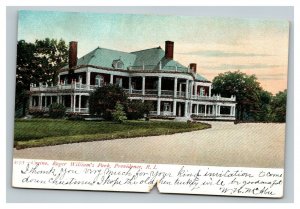 Vintage 1900's Postcard Casino in Roger Williams Park Providence Rhode Island