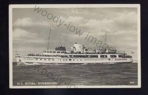 f2186 - General Steam Nav Ferry - Royal Sovereign - built 1948 - postcard