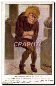 Old Postcard Fancy Quasimodo torture for & # 39eternite