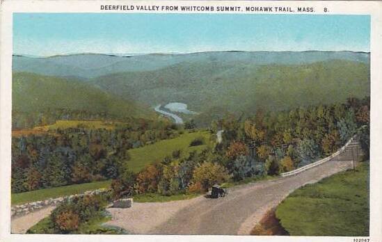 Massachusetts Mohawk Trail Deerfield Valley From Whitecomb Summit