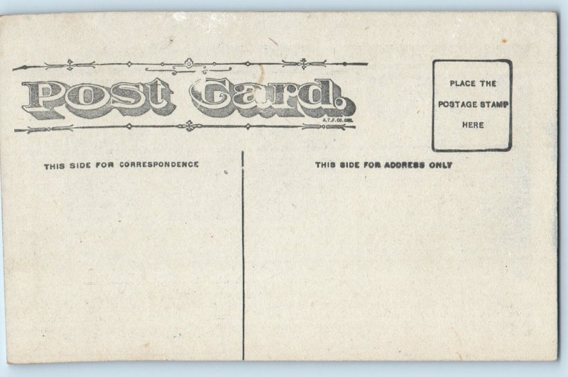 c1910's Fortune Teller Your Future Wife And Children Unposted Antique Postcard