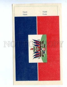 179711 HAITI flag old paper flag card 1957 year