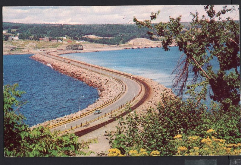 NS CANSO CAUSEWAY connecting the Island of Cape Breton with Mainland 1950s-1970s