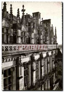 Old Postcard Amboise castle façade Charles VIII