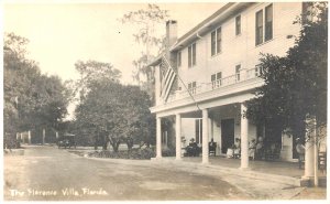 The Florence Villa, Winter Haven Florida, real photo postcard