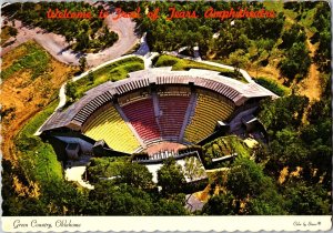 Aerial View, Trail of Tears Amphitheatre Green County OK Postcard I52