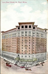 Vtg 1910s St Paul Hotel St Paul Minnesota MN Postcard