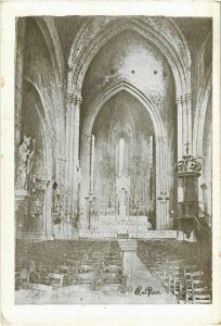 CPA Forcalquier Interieur de Notre-Dame du Bourguet (922104)