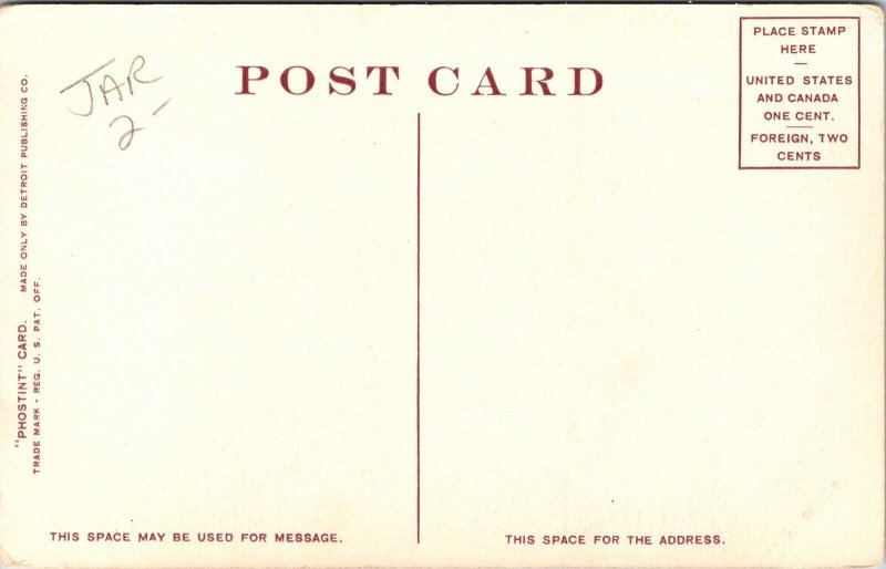 US Custom House New York NY WB Postcard UNP Unused VTG Phostint Vintage 