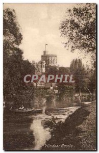 Great Britain Great Britain Old Postcard Windsor castle (train)