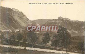 Old Postcard Pontarlier Les Forts de Joux and Larmont