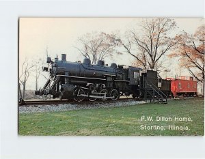 M-164997 Dillon Home Museum Engine #73 and Caboose NSWX-1 Sterling Illinois USA