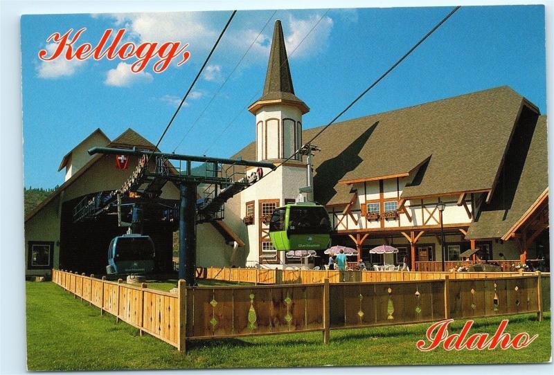 *Kellogg Idaho Silver Valley Alpine Village Gondola 4x6 Postcard B22