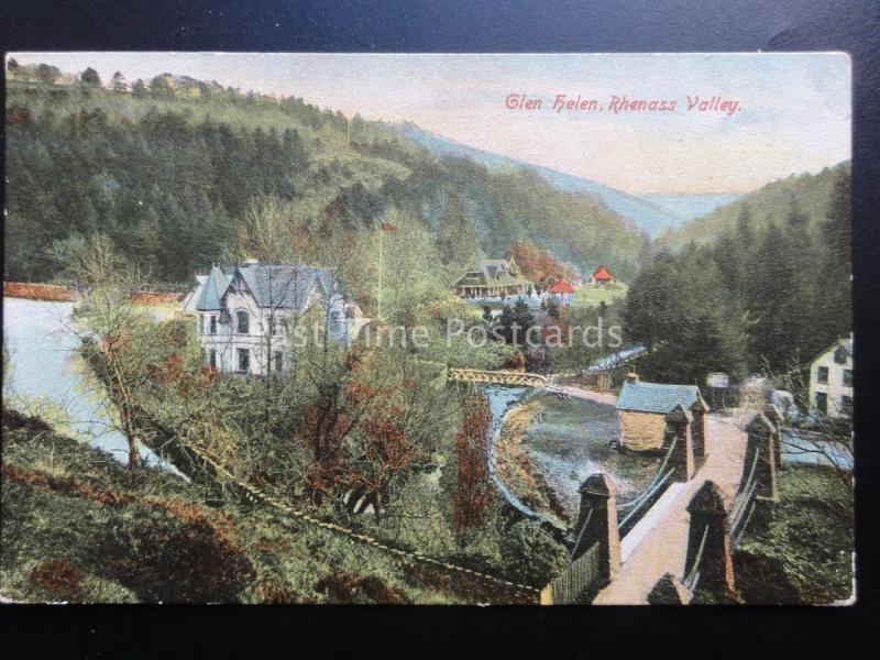 Isle of Man: Glen Helen, Rhenass Valley c1911 by Manx Sun Series No.0267