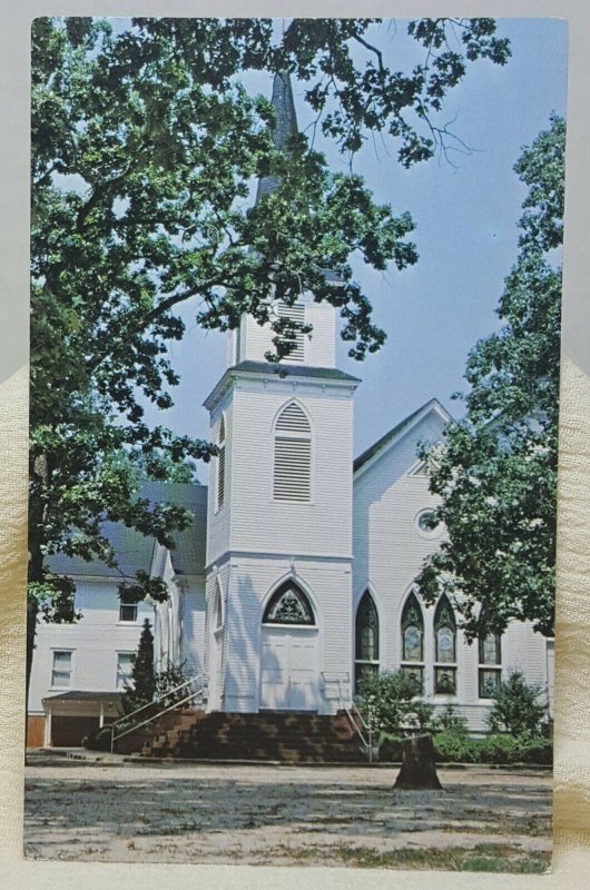 Plains Baptist Church Georgia Vintage Postcard