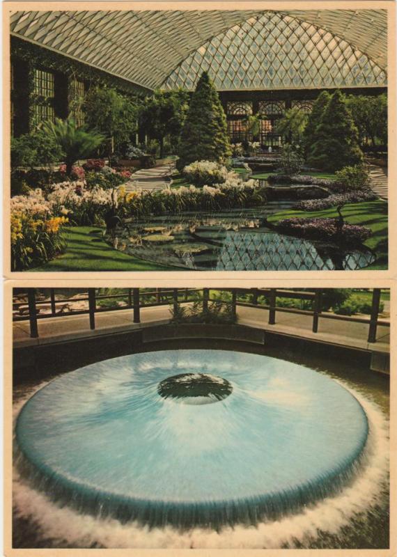 (2 cards) Longwood Gardens - Kennett Square PA, Pennsylvania