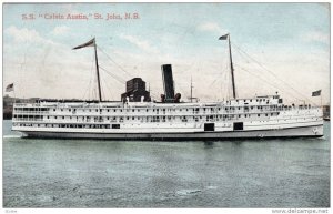 S.S.Calvin Austin, St.John,N.B., Canada,PU-00 -10s