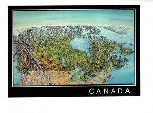 Large 5 X 7 inch Canadian Topographical Map Canada