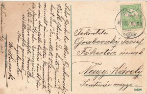 Hungary Gyor 1912 postcard