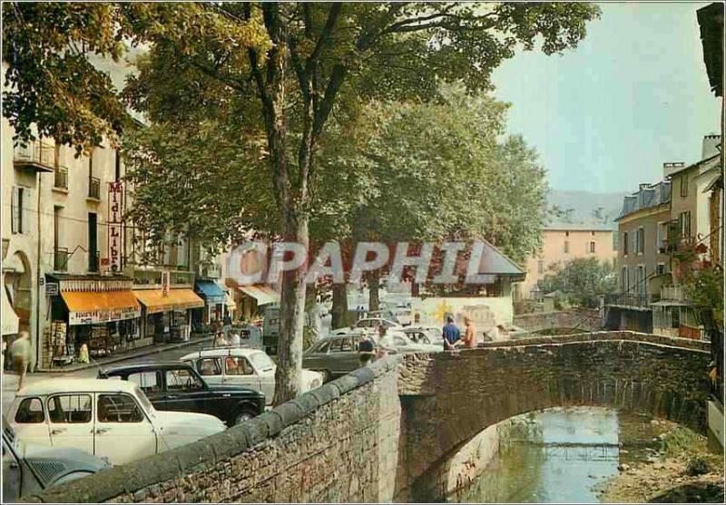 CPM Meyrueis (Lozere) Le Centre de la ville en Parcourant les Gorges de la Jonte