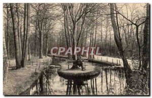 Vincennes Old Postcard A stream