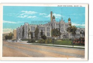 Joliet Illinois IL Postcard 1915-1930 Joliet High School