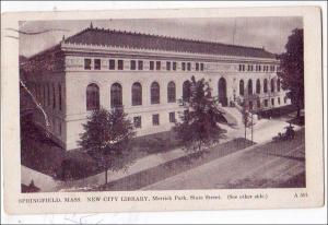 New Library, Springfield Mass    (crease)