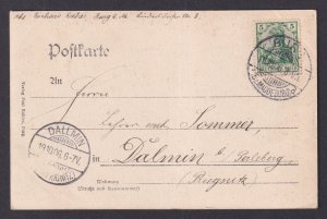 Vinatge postcard GERMANY Burg bei Magdeburg Multiview