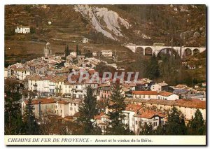 Modern Postcard Annot and viaduct Beite