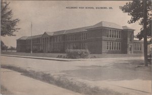 Postcard Millsboro High School Millsboro DE 1954