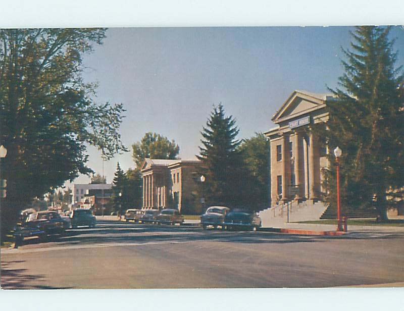 1940's COURTHOUSE SCENE Carson City Nevada NV AE9802@